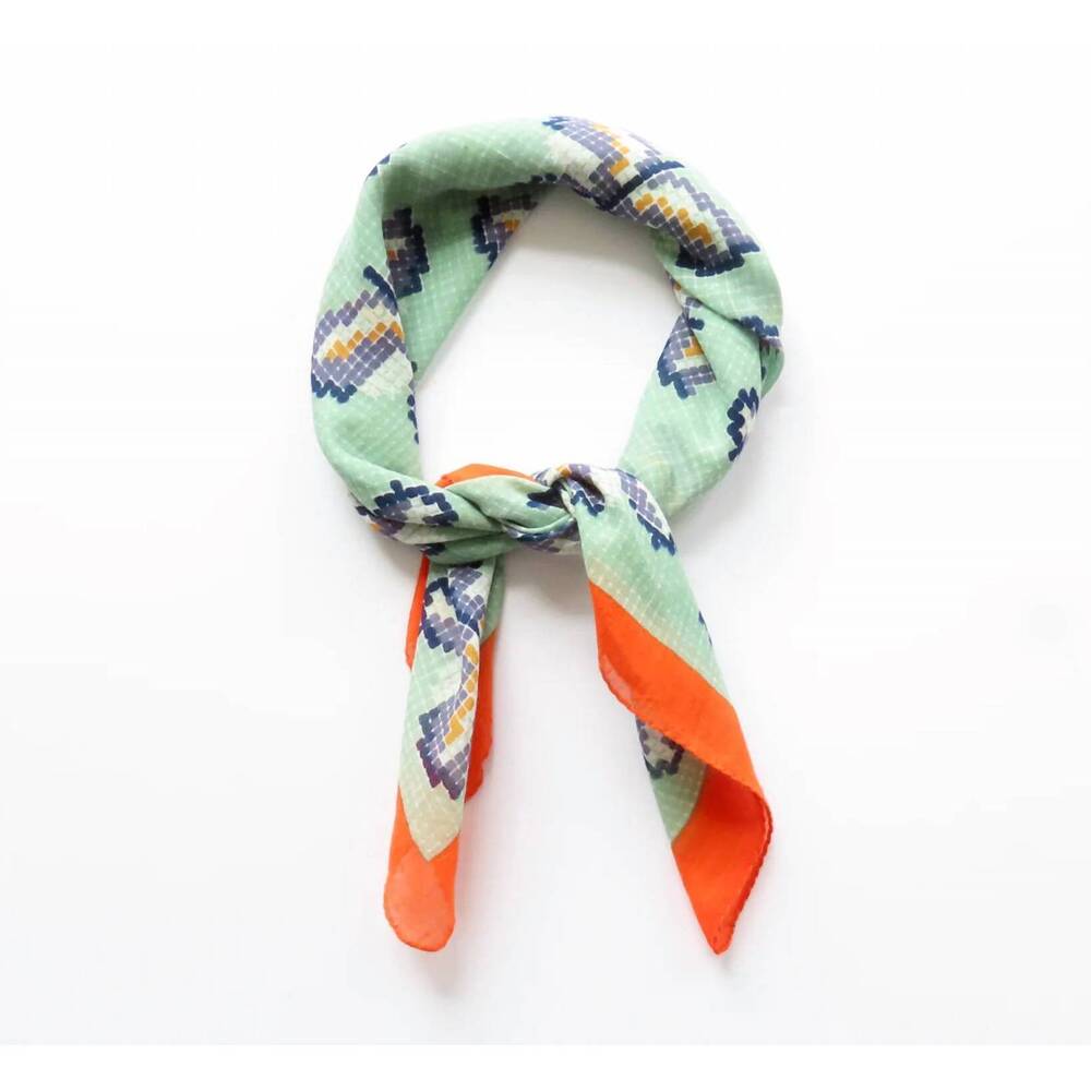 NEW EPICE women's needlepoint butterfly scarf in multi